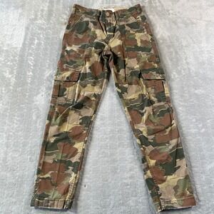Anthropologie Pants Womens‎ Size 25 Camo Cargo Military Casual Preppy Tapered